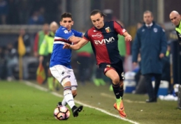 Genujos derbyje triumfavo "Sampdoria" (VIDEO)