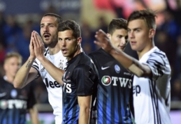 "Juventus" dramatiškame mače sužaidė lygiosiomis su "Atalanta" (VIDEO)