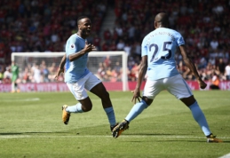 R. Sterlingas atvedė "Man City" į dramatišką pergalę prieš "Bournemouth" (VIDEO)