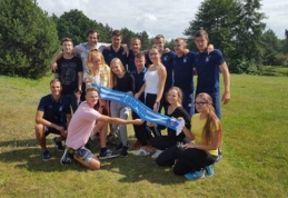 „Jonavos“ futbolininkai aplankė gimnazistų stovyklą