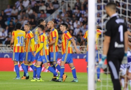 Rezultatyvioje "Valencia" ir "Real Sociedad" dvikovoje - pergalingas S. Zazos įvartis (VIDEO)