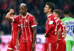 "Bayern" netikėtai rungtynių pabaigoje išleido pergalę prieš "Wolfsburg" (VIDEO)