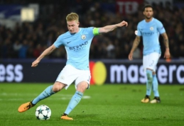 P. Guardiola: K. de Bruyne yra vienas geriausių matytų futbolininkų mano gyvenime