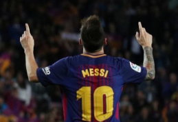 L. Messi trūksta tik 11 įvarčių iki įspūdingo rekordo