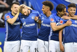 "Schalke" nugalėjo "Stuttgart", "Hertha" ir "Werder" išsiskyrė lygiosiomis (VIDEO)