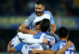 "Inter" svečiuose palaužė "Hellas" ir toliau lipa "Napoli" ant kulnų (VIDEO)