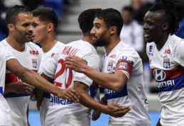 "Lyon" ir "Marseille" iškovojo pergales, "Saint-Etienne" sužaidė lygiosiomis (VIDEO)