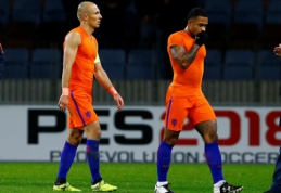 Nyderlandų rinktinės treneris dar tiki stebuklais, bet A. Robbenas vilčių nebededa