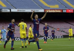 Pasiklausykite: žaidėjų kalbos tuščiame "Camp Nou" stadione (VIDEO)