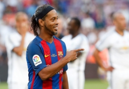 Ronaldinho galėjo atvykti į Lietuvą, tačiau užsiprašė beprotiškos sumos