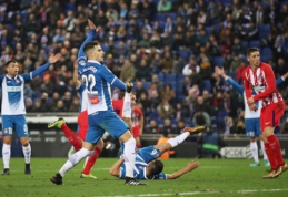 "Espanyol" rungtynių pabaigoje įveikė "Atletico" (VIDEO)