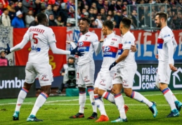"Ligue 1": "Nantes" ir "Marseille" prarado taškus, "Lyon" šventė sunkią pergalę (VIDEO)