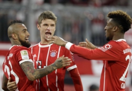 "Bayern" panaikino dviejų įvarčių deficitą, "Borussia" nelaimėjo ir su P. Aubameyangu (VIDEO)