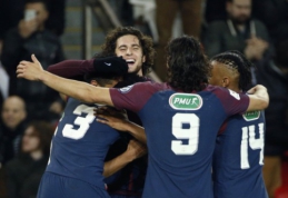 PSG bei "Marseille" taurėje laimėjo, "Lyon" palaužė "Monaco" (VIDEO)