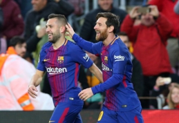 L. Messi ir J. Albos vedama "Barca" sudaužė "Celta" ir žengė tolyn Karaliaus taurėje (VIDEO)
