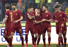 "Roma" įveikė "Udinese" ir aplenkė pralaimėjusį "Inter" (VIDEO)