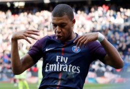 Didžiąją rungtynių dalį mažumoje žaidęs PSG įveikė "Angers" (VIDEO)