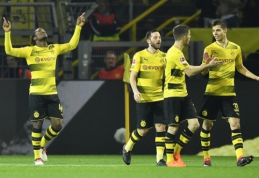 Neįtikėtina kova Dortmunde: "Eintracht" pridėto laiko metu išlygino rezultatą, bet M. Batshuayi vėl gelbėjo BVB (VIDEO)