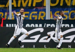 Rungtynių pabaigoje išsigelbėjusi "Juventus" išnešė sveiką kailį Milane (VIDEO)