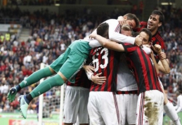 "AC Milan" sezoną užbaigė sudaužius "Fiorentina", "Roma" palaužė "Sassuolo" (VIDEO)