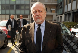 "Napoli" prezidentas: A.Conte būtų puikus M.Sarri įpėdinis