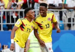 Pergalę iškovojusi Kolumbija laimėjo H grupę, Senegalas eliminuotas pačiu skaudžiausiu būdu (VIDEO)