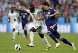 Dukart vytis turėję japonai išplėšė lygiąsias prieš Senegalą (VIDEO)