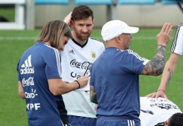 J. Sampaoli: komandos draugai rinktinėje užgožia L. Messi genialumą