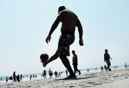 Paplūdimio futbolo čempionato pabaigtuvės – Nidoje