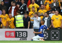 Lygos naujokai "Wolves" nesugebėjo įveikti dešimtyje žaidusio "Everton" (VIDEO)