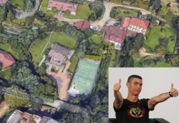 POP: Naujieji C. Ronaldo namai Turine - su slaptu išėjimu ir 8 miegamaisiais (FOTO)