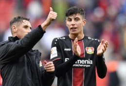 "Bayer" palaužė "Mainz", "RB Leipzig" ir "Eintracht" pasidalino po tašką
