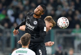 Vokietijoje – triuškinamos "Eintracht" ir "Augsburg" pergalės