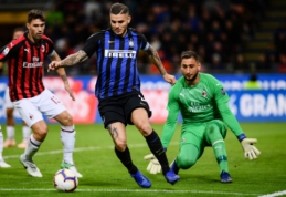Milano derbyje - dramatiška "Inter" pergalė per pridėtą teisėjo laiką
