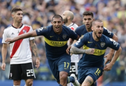 Pietų Amerikos futbolo klasikoje - "Boca Juniors" ir "River Plate" lygiosios