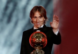 "Ballon d'Or" rinkimuose triumfavęs L. Modričius: "Tai pranoko mano svajones"