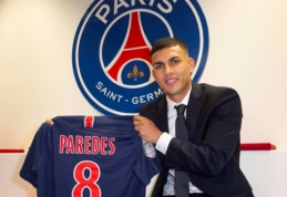 Oficialu: PSG už 40 mln. eurų įsigijo L. Paredesą
