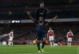 Nenutrūkstanti pergalių serija: "Man Utd" iš FA taurės išmetė "Arsenal" ekipą