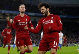 "Liverpool" į pergalę atvedė dar vienas M. Salah 11 m. baudinys, "Chelsea" palaužė "Newcastle"