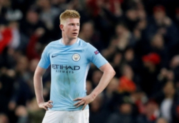 K. De Bruyne apie kovą dėl titulo: "Liverpool" taip pat jaučia spaudimą