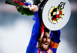 10-ąjį "La Liga" titulą iškovojęs L. Messi artėja link R. Giggso rekordo