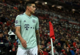 Oficialu: "Bayern" neišpirks J. Rodriguezo kontrakto