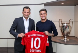 Oficialiai prie "Bayern" prisijungęs P. Coutinho: "Turiu labai didelių ambicijų"