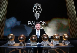 L. Messi šeštą kartą savo karjeroje laimėjo "Auksinio kamuolio" apdovanojimą