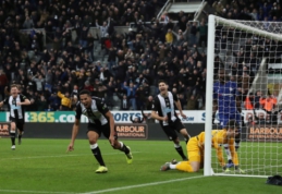 "Newcastle" paskutinėmis rungtynių sekundėmis palaužė "Chelsea"