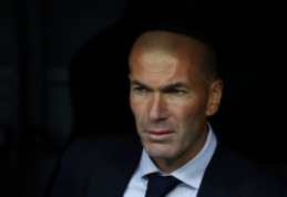 Z. Zidane'as atsisakė komentuoti pranešimus apie P. Pogbą