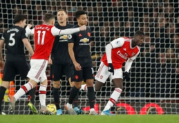 Pirmoje rungtynių pusėje dominavęs "Arsenal" įrodė pranašumą prieš "Man Utd"