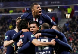 K. Mbappe vedama PSG sutriuškino "Lyon" ir žengė į Prancūzijos taurės finalą