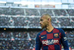M. Braithwaite'as kelia savo sąlygas „Barcelona“ ekipai