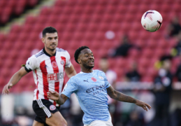 „Man City“ minimaliu rezultatu palaužė „Sheffield Utd“ ekipą 